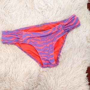 Victoria's Secret Cinched Bikini Bottoms Tiger